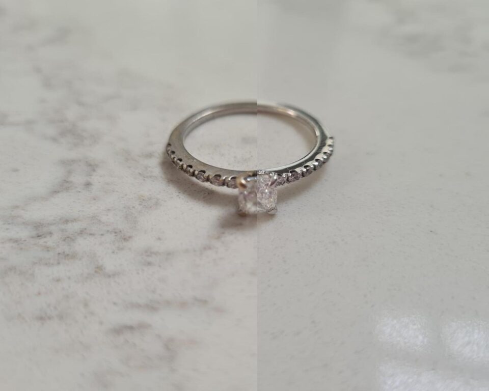 Before and After Engagement Ring